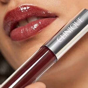 CLINIQUE POP PLUSH CREAMY LIPGLOSS (01 BLACK HONEY POP) FULL SIZE